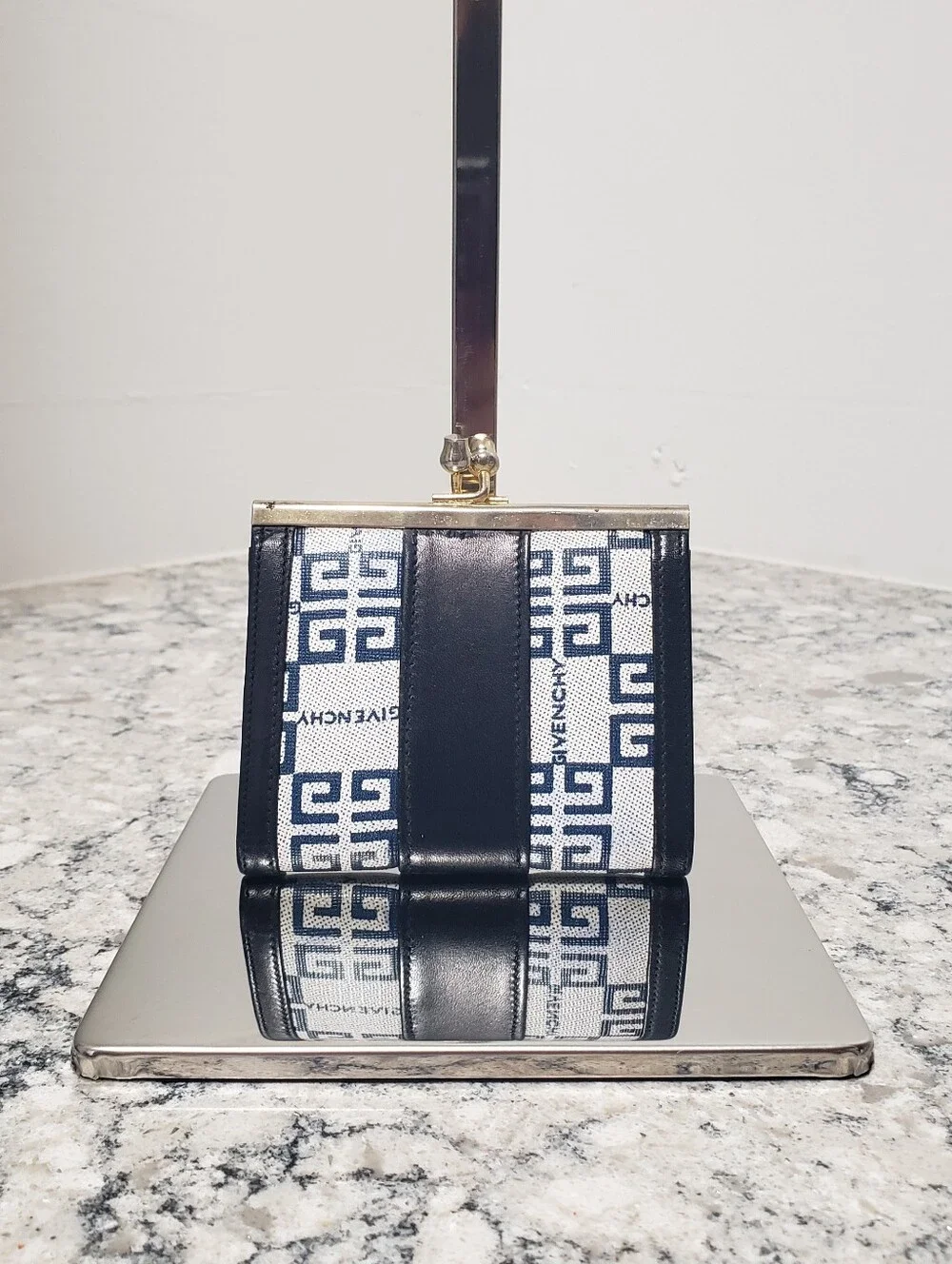 Vintage Givenchy Monogram Kisslock Coin Purse